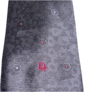 Vintage Christian Dior Monsieur Necktie Navy Blue Paisley CD Monogram 70s 80s